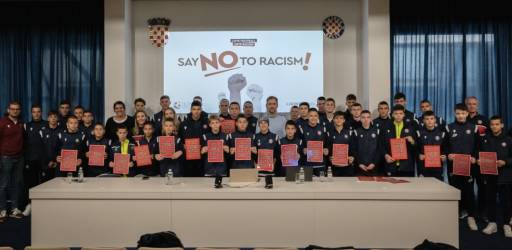 HUNS i HNK Hajduk Split zajedno u kampanji "Reci NE rasizmu!"