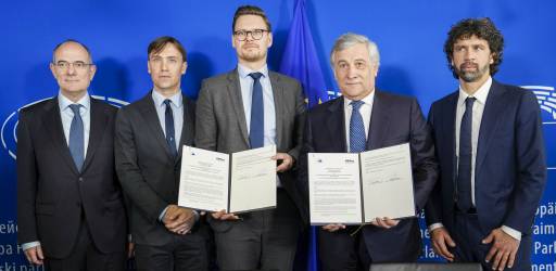 Potpisivanje suradnje između FIFPro-a i Europskog parlamenta u Strasbourgu